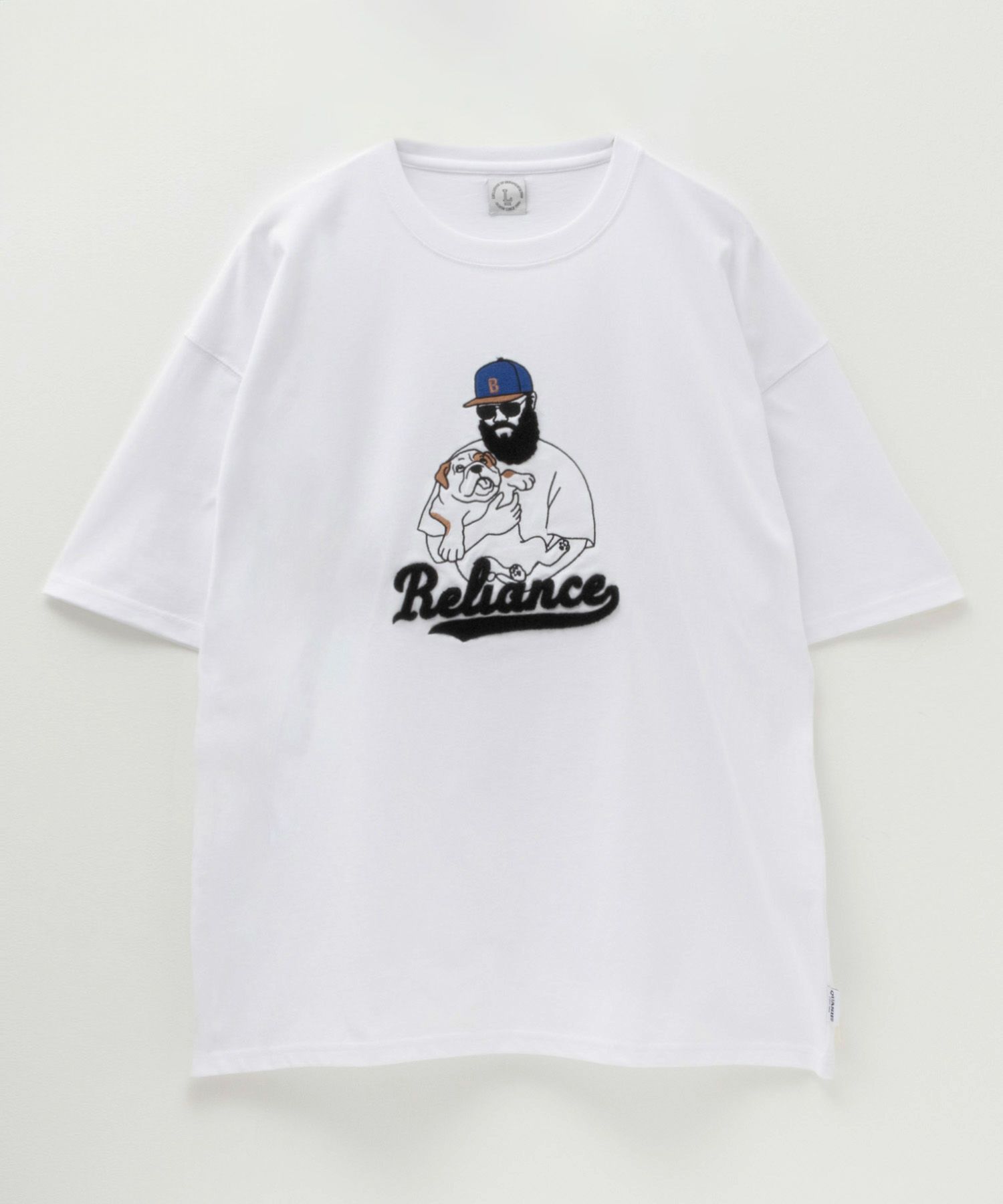 サガラビッグ刺繍ショートスリーブTシャツ メンズ ネコポス 対応商品
