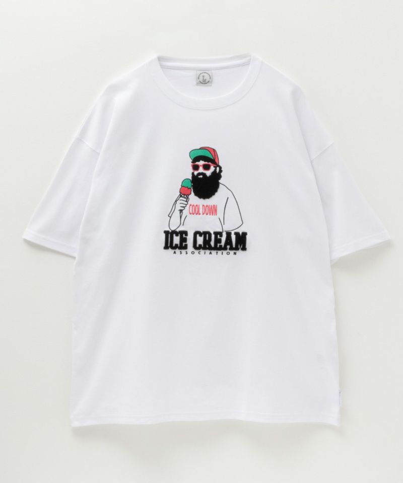 サガラビッグ刺繍ショートスリーブTシャツ メンズ メール便 対応商品商品画像-12