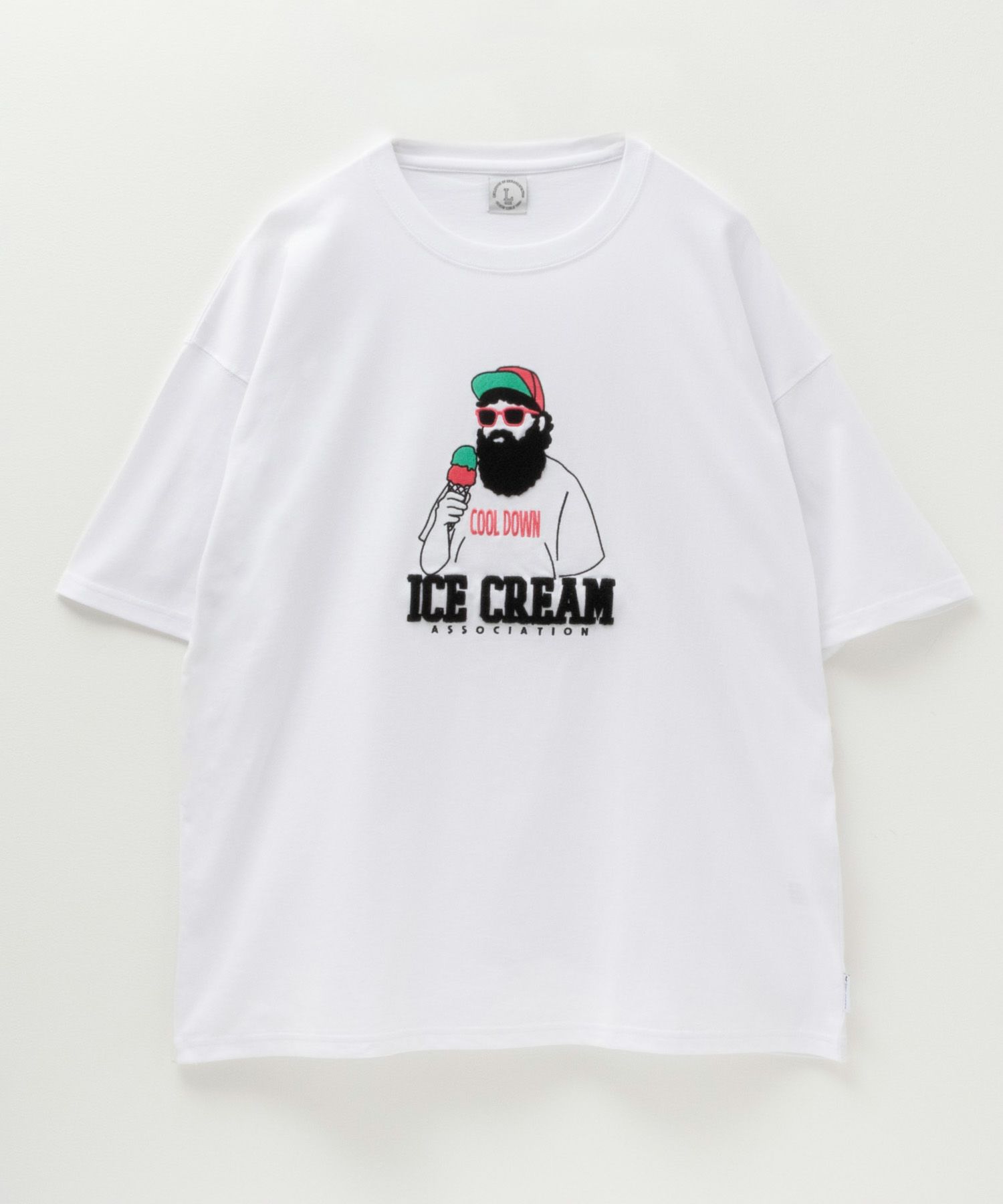 サガラビッグ刺繍ショートスリーブTシャツ メンズ ネコポス 対応商品