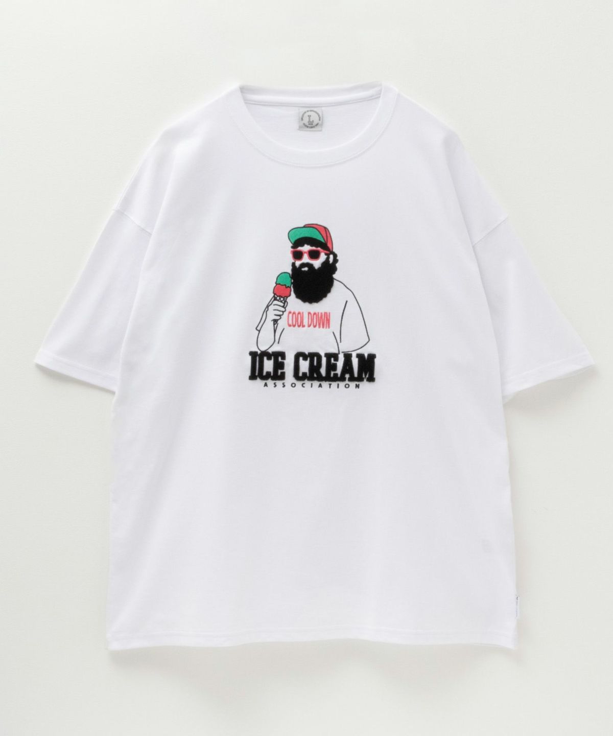 サガラビッグ刺繍ショートスリーブTシャツ メンズ ネコポス 対応商品