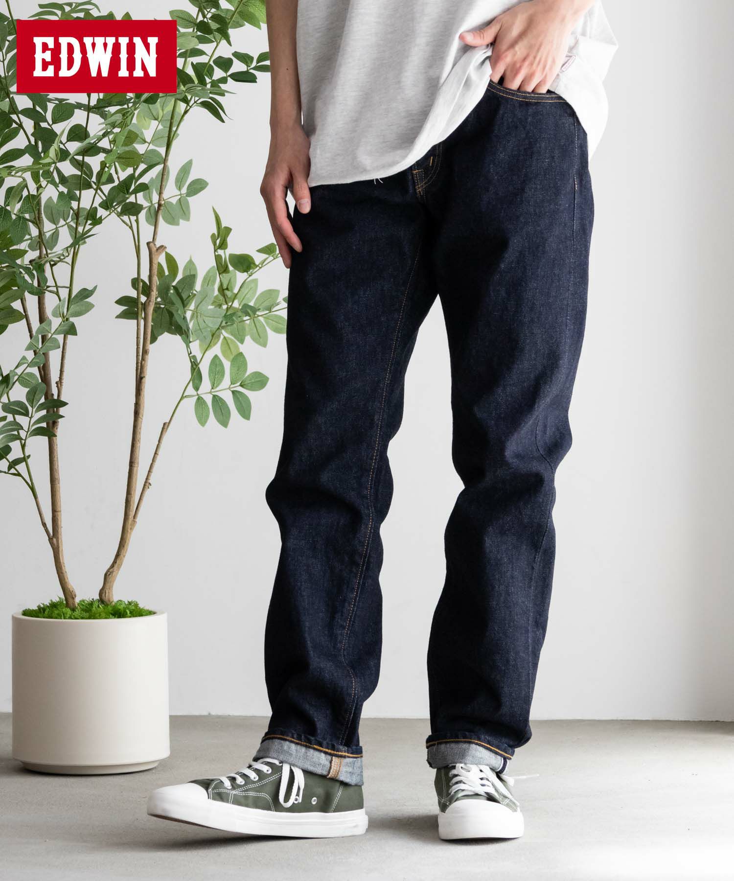 [期間限定価格]【オンラインストア限定】EDWIN  505ZX レギュラーストレートパンツ メンズ商品画像-1