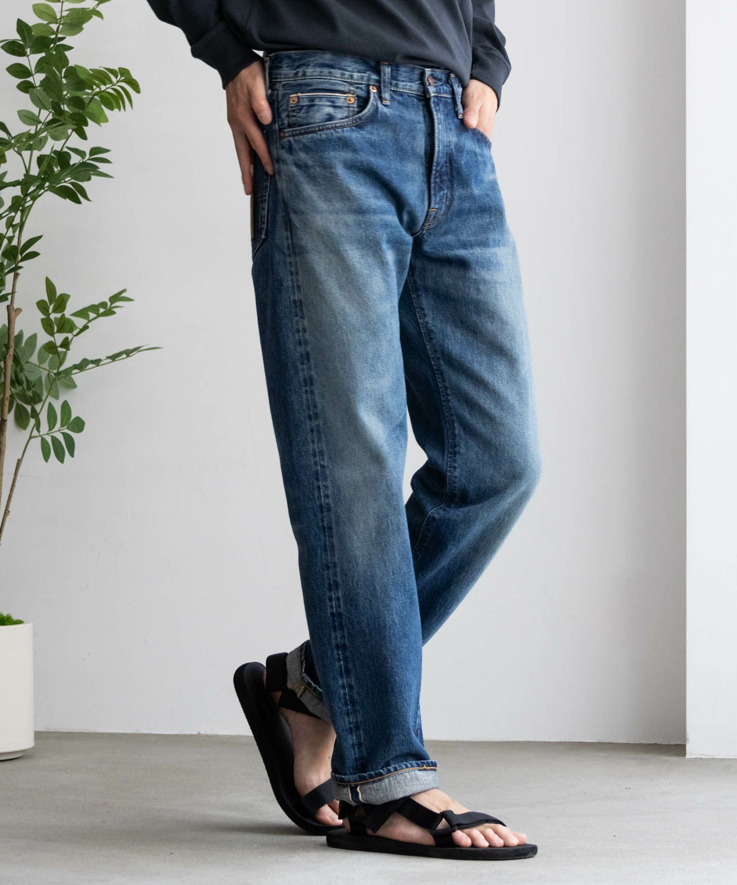 EDWIN 505ZX レギュラーストレートパンツ メンズ