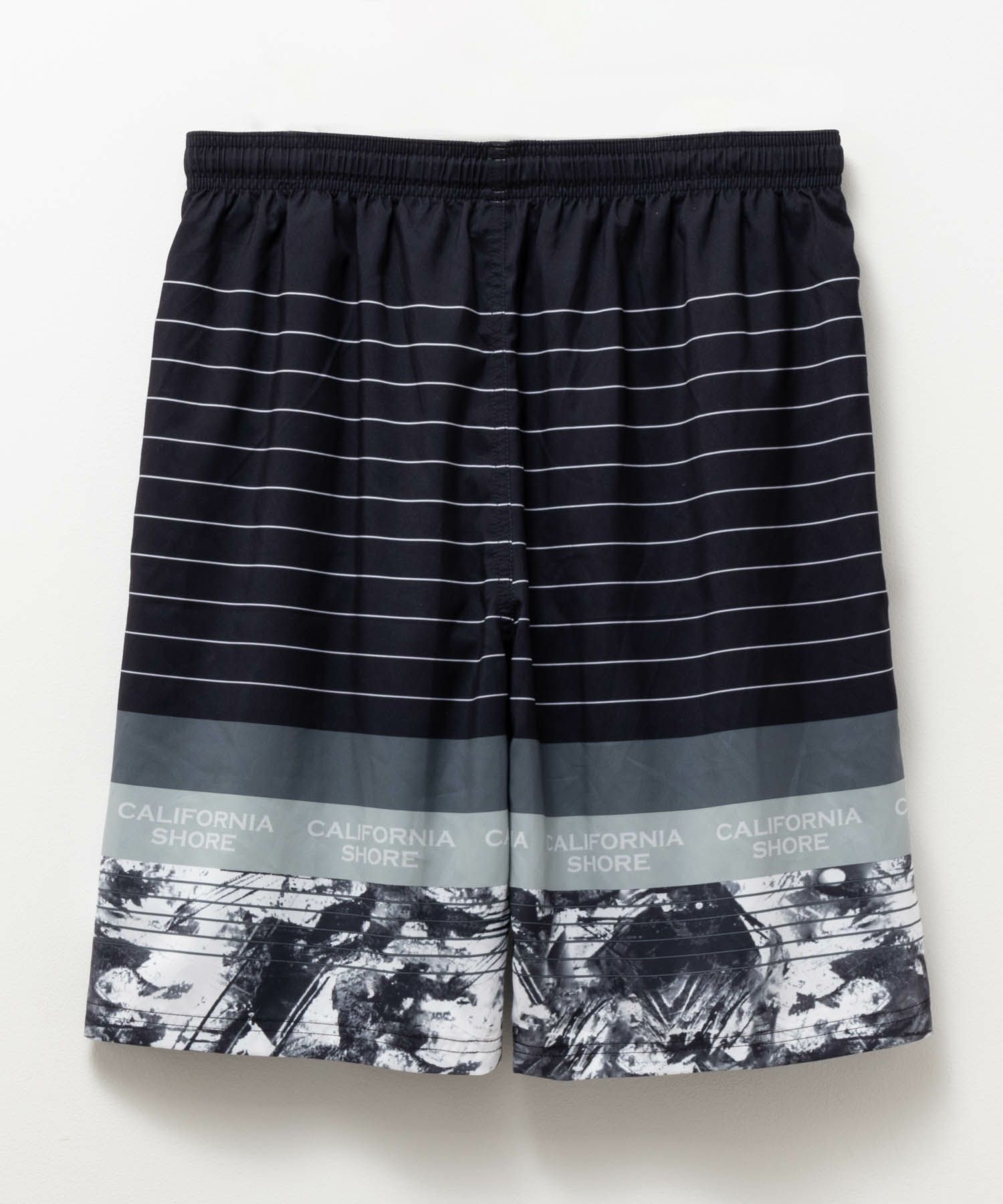 CALIFORNIA SHORE ボーダートランクス 水着 メンズ商品画像-2