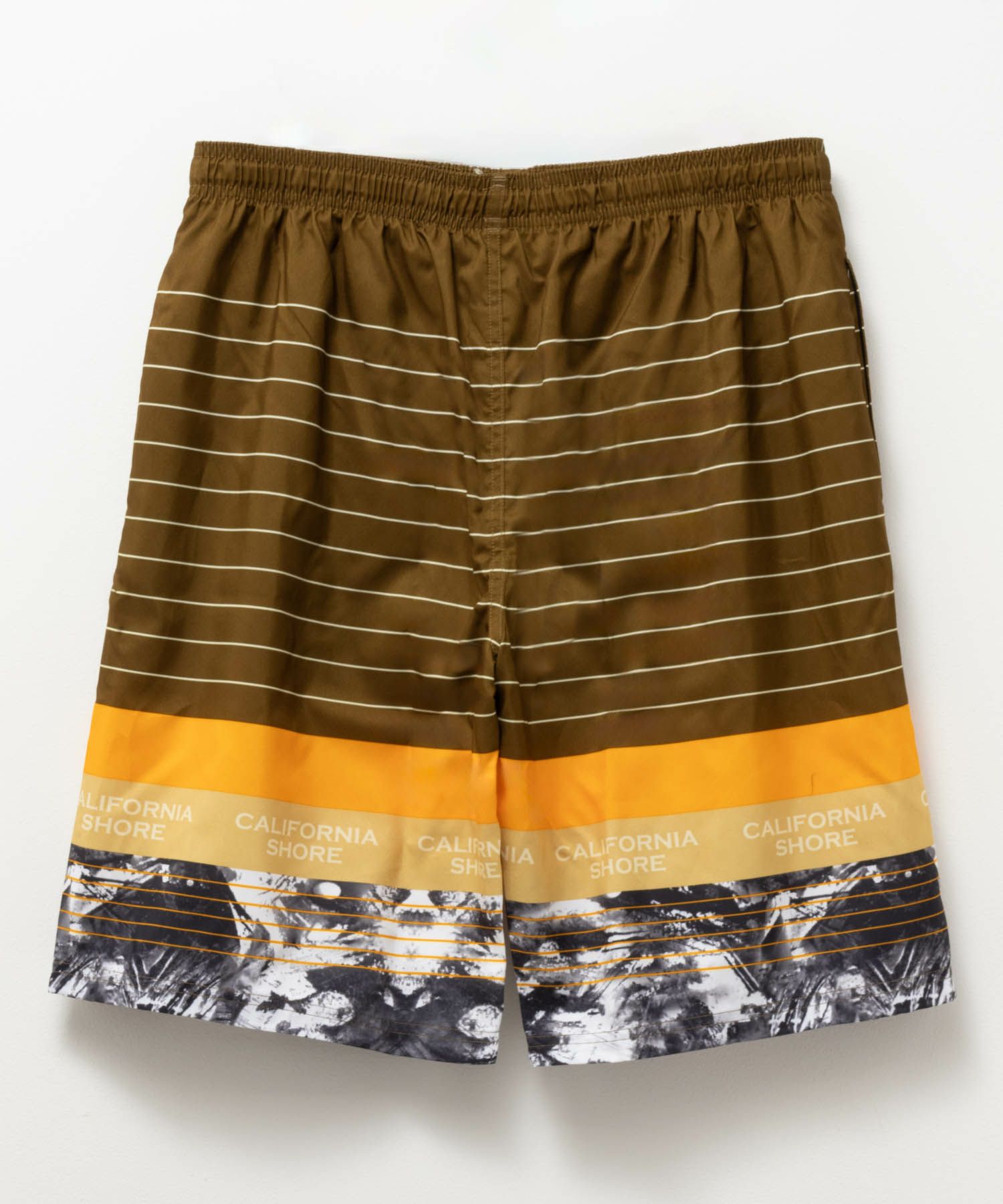 CALIFORNIA SHORE ボーダートランクス 水着 メンズ商品画像-6