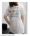 サンリオキャラクターズ バックプリントTシャツ レディース ネコポス 対応商品