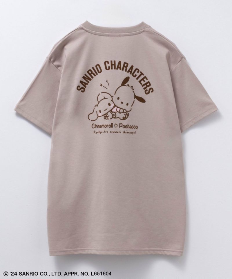 サンリオキャラクターズ バックプリントTシャツ レディース