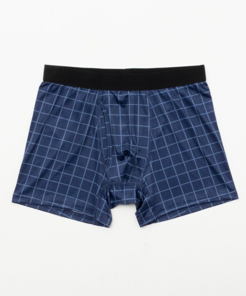 NAVY  チェックボクサーパンツ メンズ メール便 対応商品商品画像-1