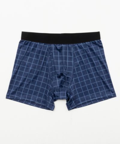 NAVY  チェックボクサーパンツ メンズ ネコポス 対応商品