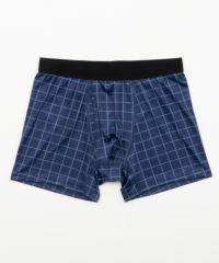 NAVY チェックボクサーパンツ メンズ ネコポス 対応商品