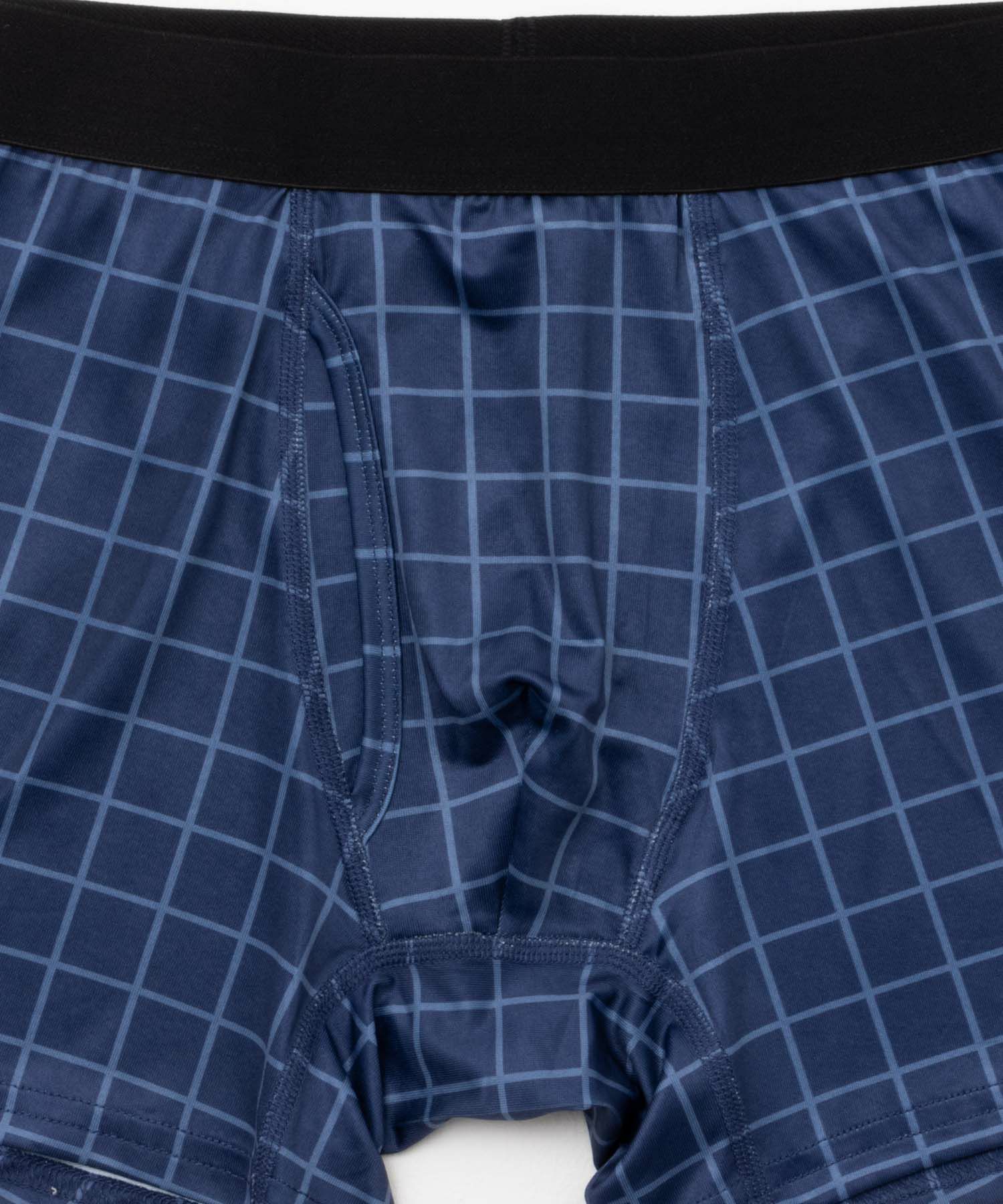 NAVY チェックボクサーパンツ メンズ ネコポス 対応商品