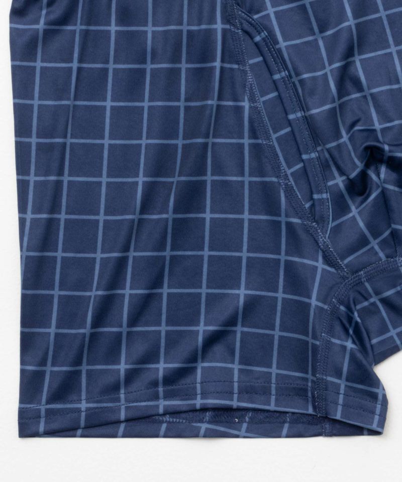 NAVY チェックボクサーパンツ メンズ メール便 対応商品商品画像-4