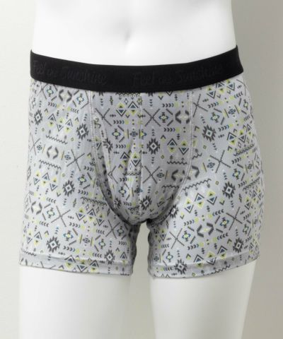 NAVY  メッシュボクサーパンツ オルテガ柄 メンズ ネコポス 対応商品