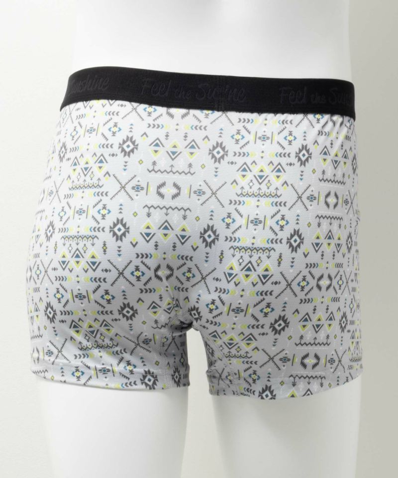 NAVY  メッシュボクサーパンツ オルテガ柄 メンズ メール便 対応商品商品画像-2