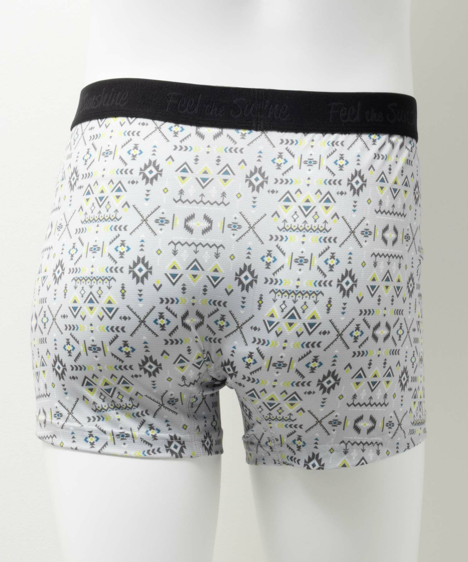 NAVY メッシュボクサーパンツ オルテガ柄 メンズ ネコポス 対応商品