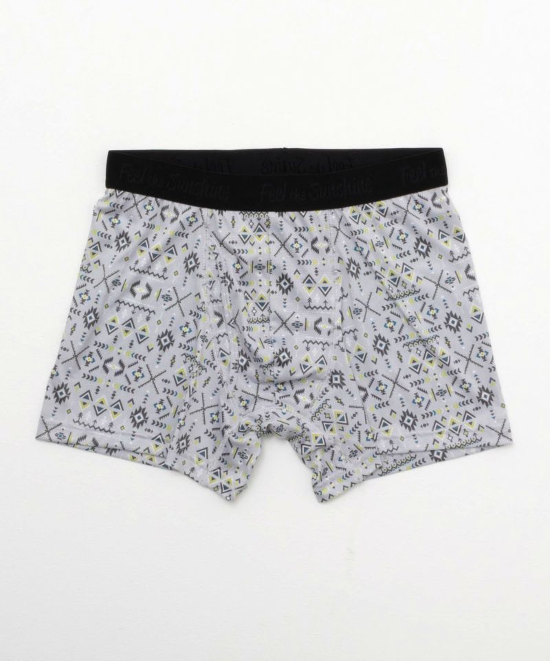 NAVY  メッシュボクサーパンツ オルテガ柄 メンズ メール便 対応商品商品画像-3