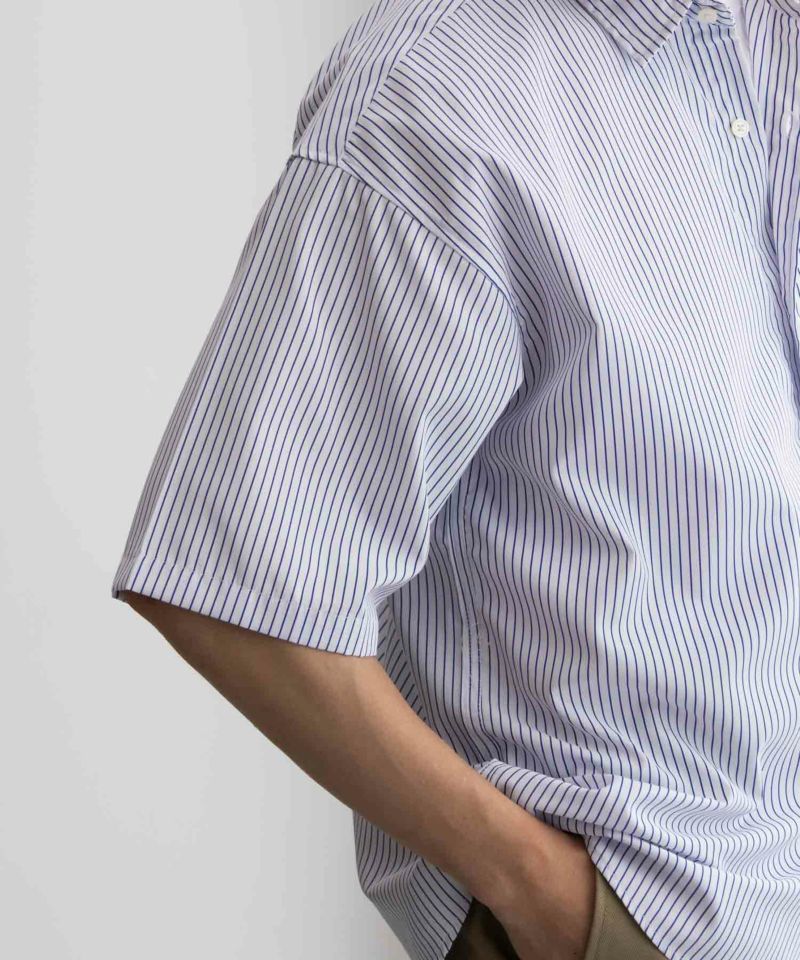 【オンラインストア限定】NAIVE MAGIC  ポリエステルブロード ルーズサイズ半袖シャツ メンズ商品画像-10