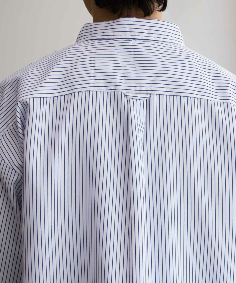 【オンラインストア限定】NAIVE MAGIC  ポリエステルブロード ルーズサイズ半袖シャツ メンズ商品画像-11