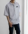 CONVERSE ストライプワッペンシャツ メンズ