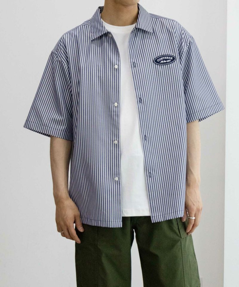 CONVERSE  ストライプワッペンシャツ メンズ商品画像-2
