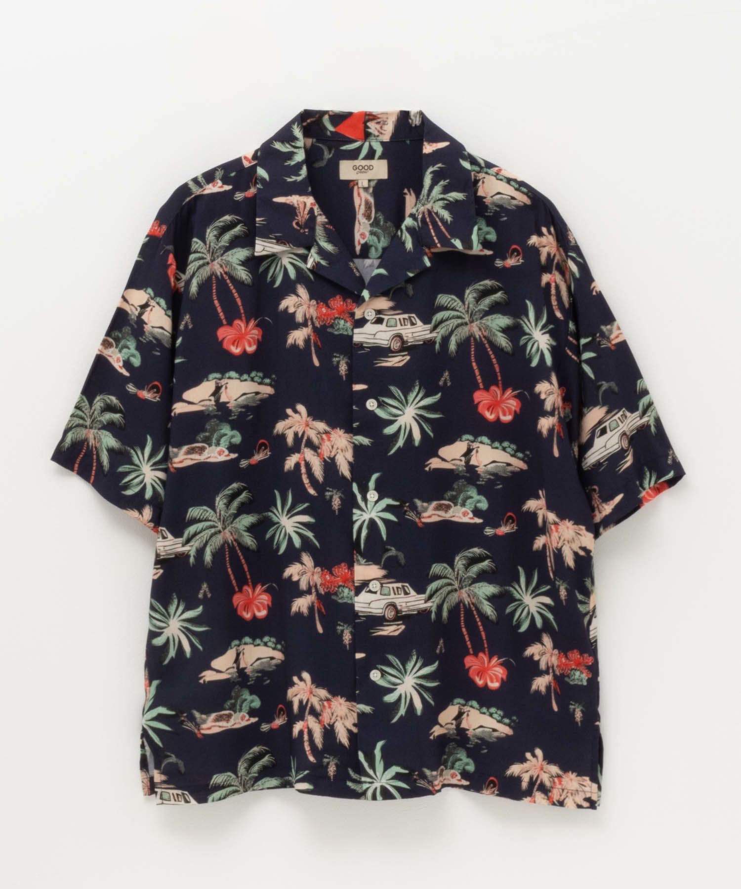GOOD CREW  レーヨンアロハシャツ メンズ商品サムネイル-9