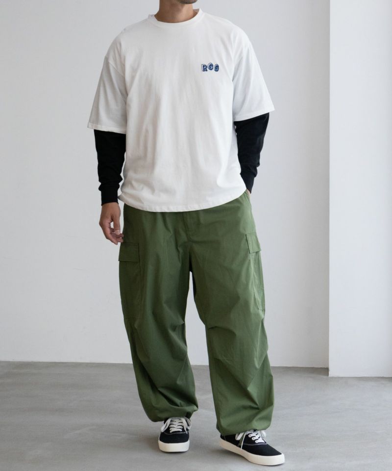 RED CAP GIRL フェイクレイヤードロングスリーブTシャツ メンズ