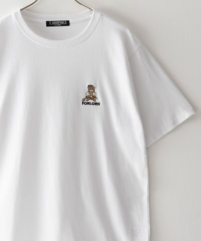 T-GRAPHICS  アニマル刺繍Ｔシャツ メンズ ネコポス 対応商品