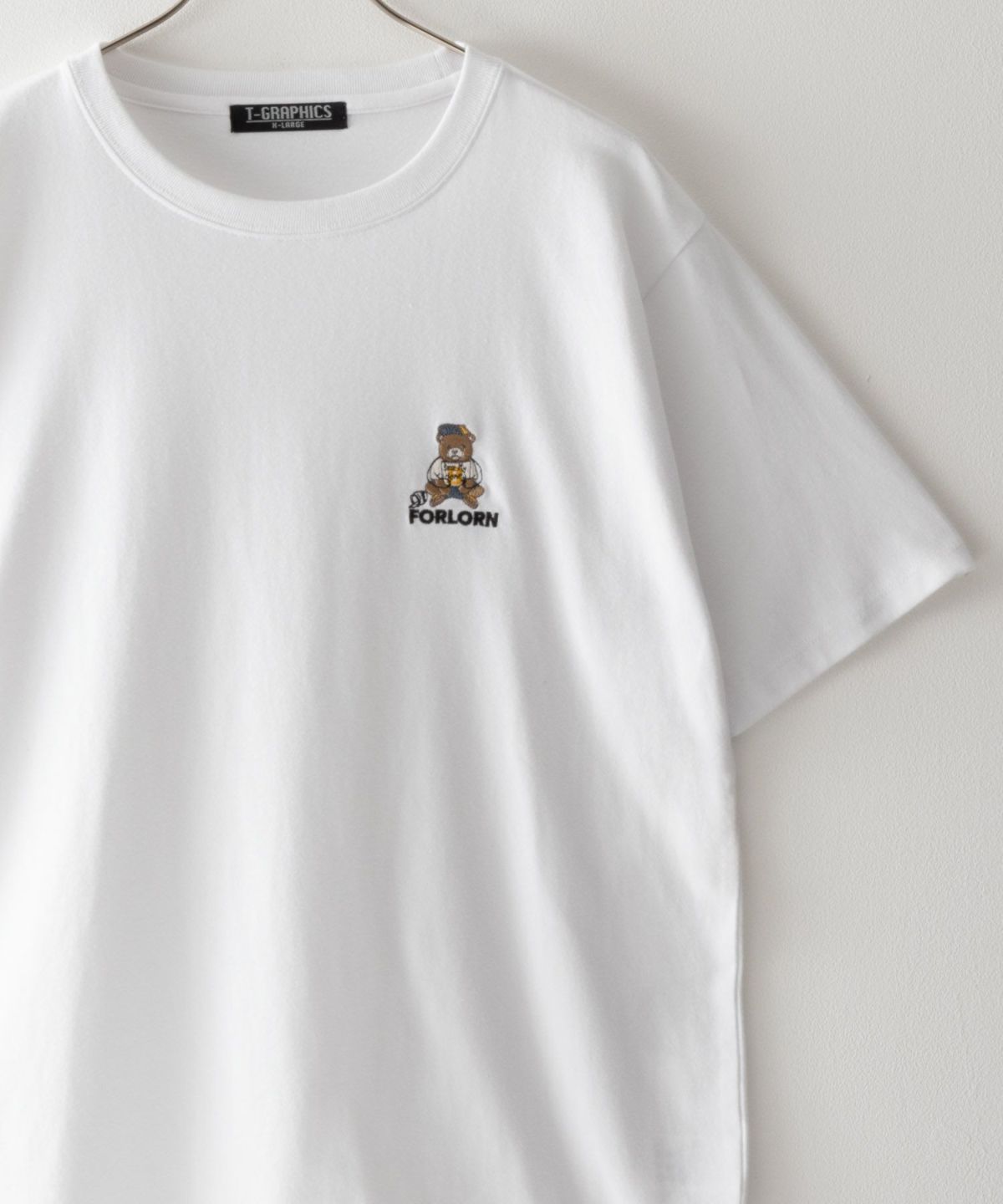 T-GRAPHICS アニマル刺繍Ｔシャツ メンズ ネコポス 対応商品