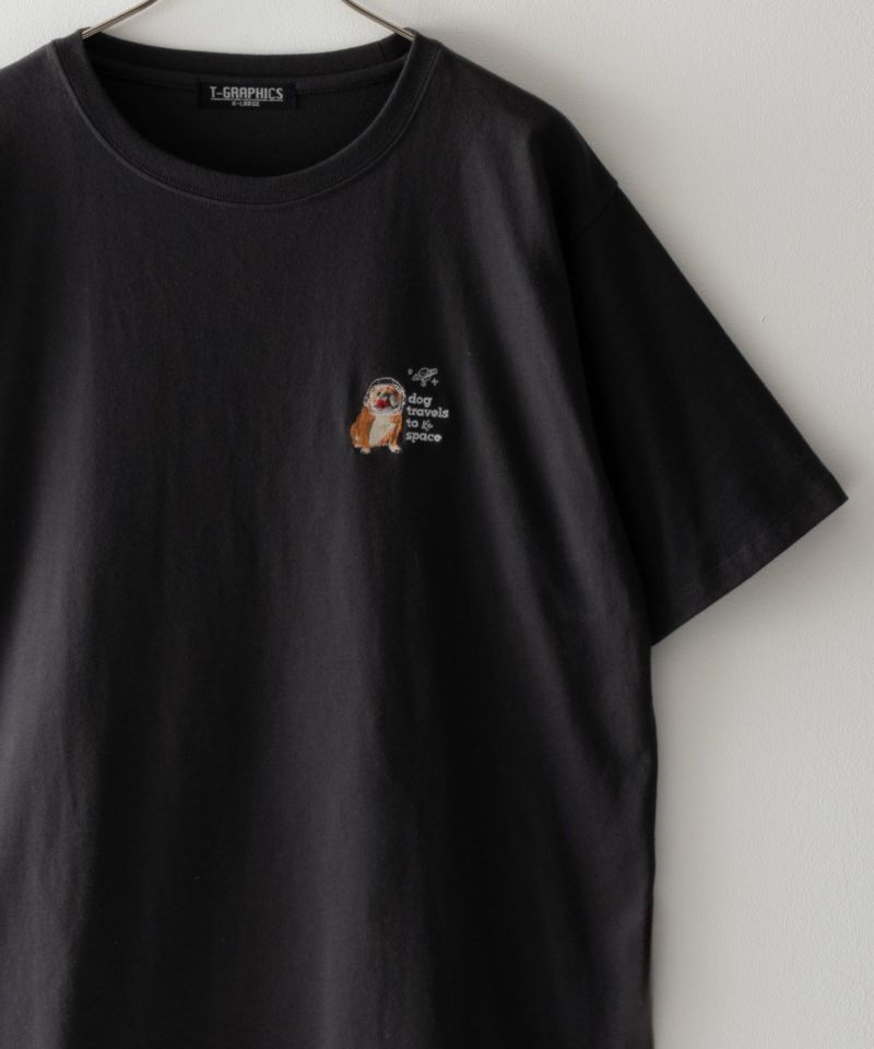 T-GRAPHICS  アニマル刺繍Ｔシャツ メンズ ネコポス 対応商品商品画像-2