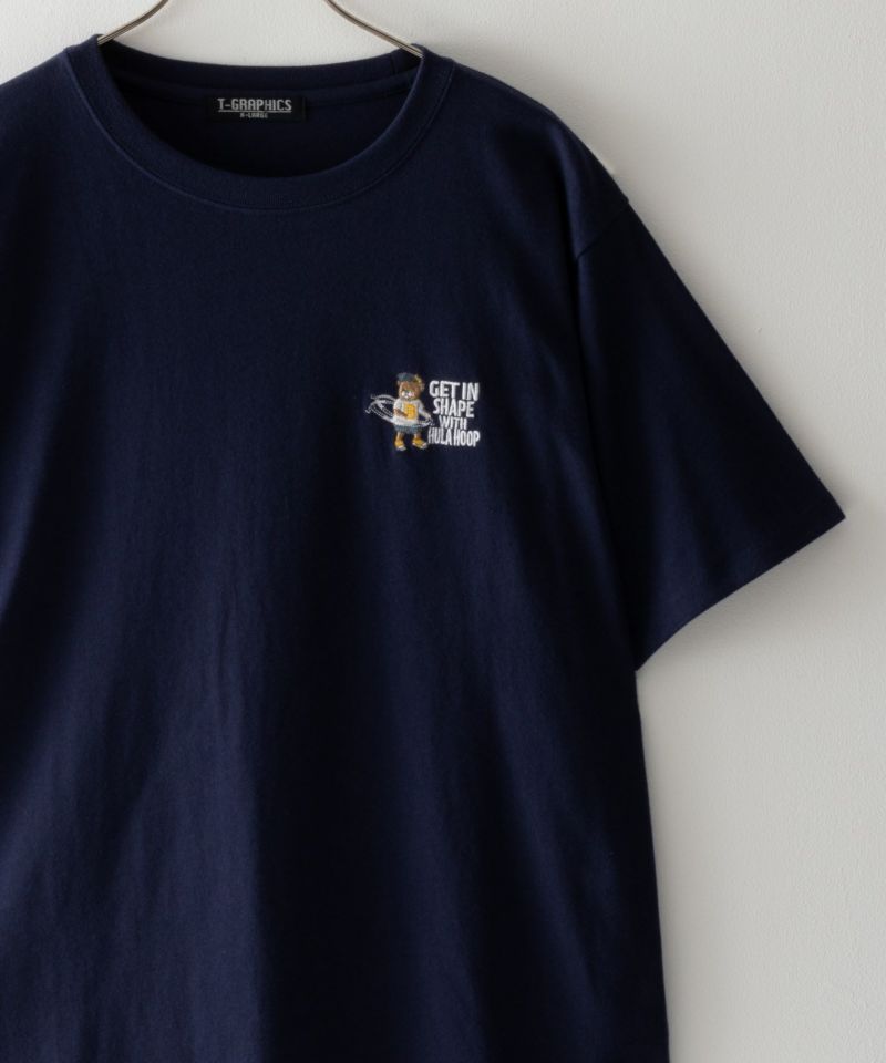 T-GRAPHICS アニマル刺繍Tシャツ メンズ メール便 対応商品商品画像-4