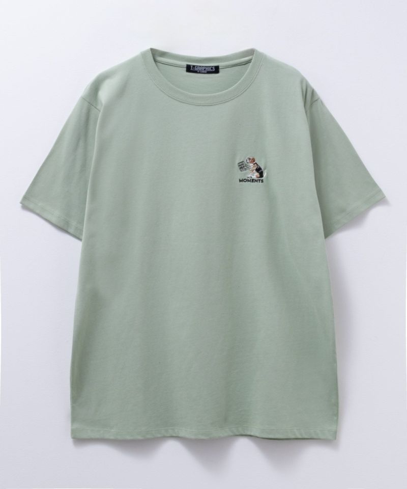 T-GRAPHICS  アニマル刺繍Ｔシャツ メンズ メール便 対応商品商品画像-9