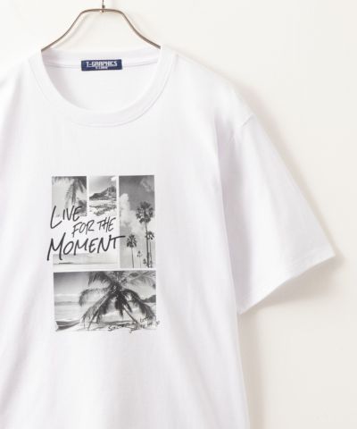 T-GRAPHICS フォトプリント半袖Ｔシャツ メンズ ネコポス 対応商品