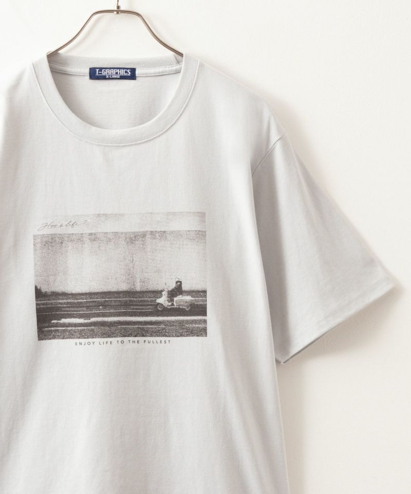 T-GRAPHICS  フォトプリント半袖Ｔシャツ メンズ ネコポス 対応商品商品画像-2