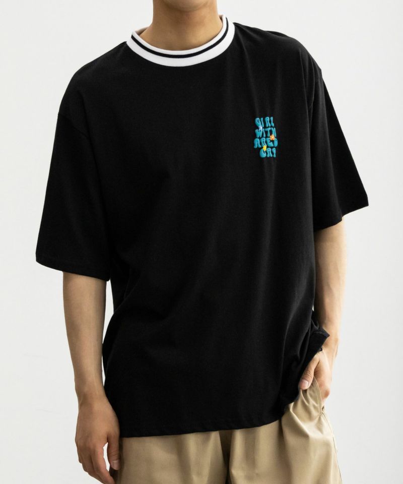 【オンラインストア限定】RED CAP GIRL  発泡プリントラインリブTシャツ メンズ メール便 対応商品商品画像-3