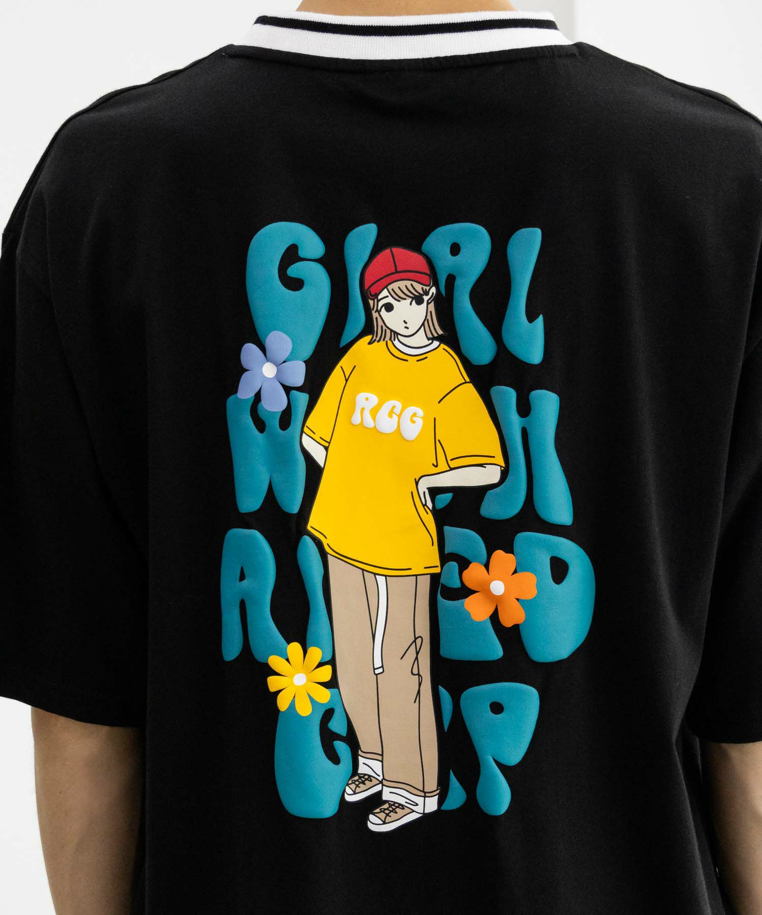 【オンラインストア限定】RED CAP GIRL  発泡プリントラインリブTシャツ メンズ メール便 対応商品商品サムネイル-27