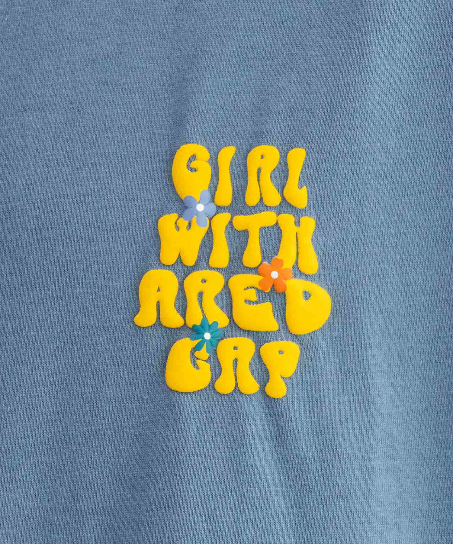 RED CAP GIRL 発泡プリントラインリブTシャツ メンズ ネコポス 対応商品