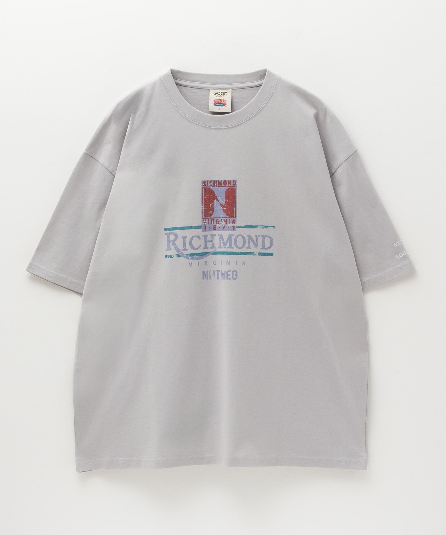 GOOD CREW  GOOD CREW×NUTMEG コラボTシャツ メンズ メール便 対応商品商品サムネイル-3