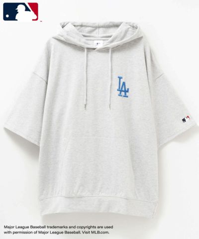 MLB  バックアーチロゴTシャツパーカー メンズ