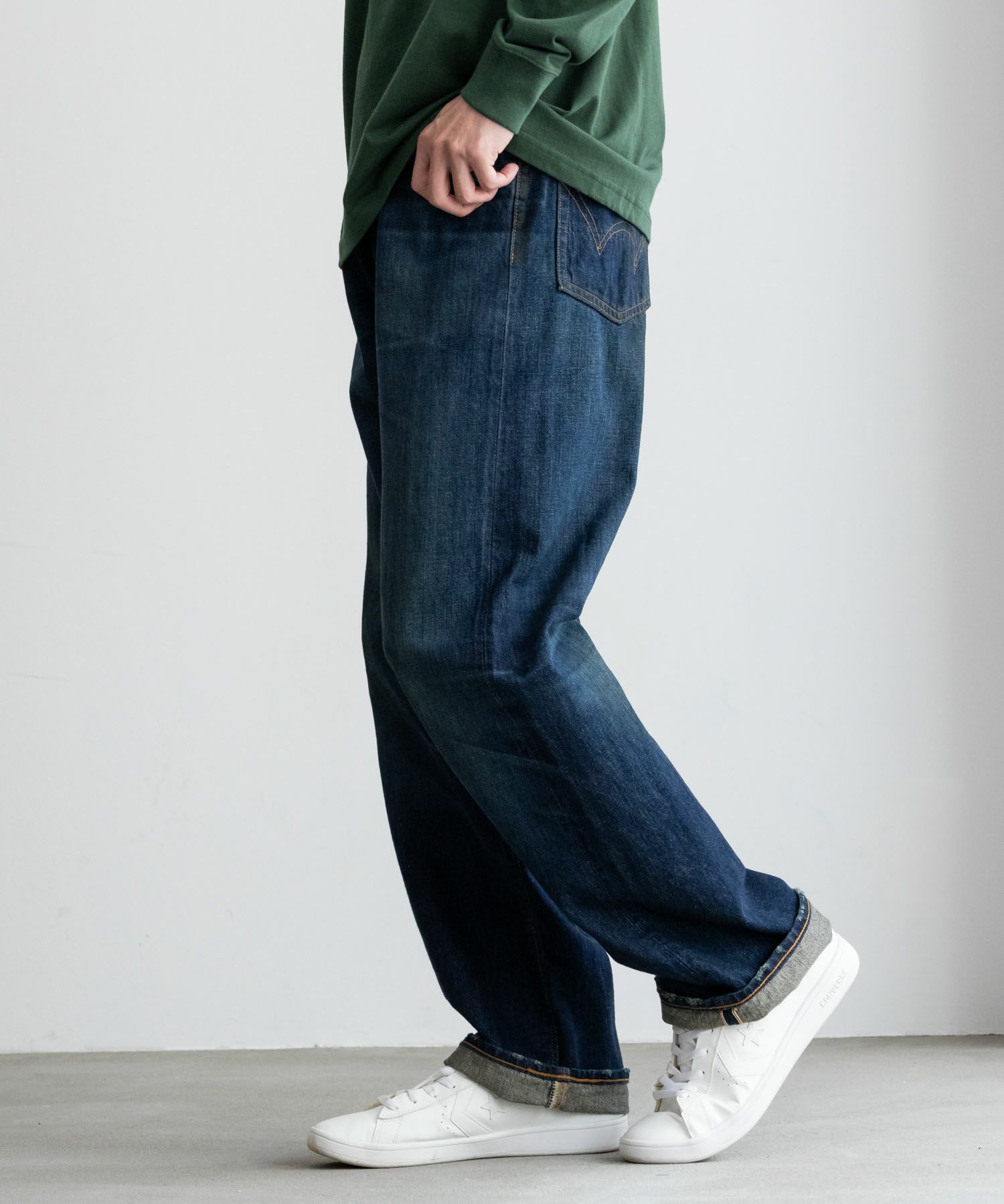 EDWIN 505Z ワイドストレートパンツ メンズ