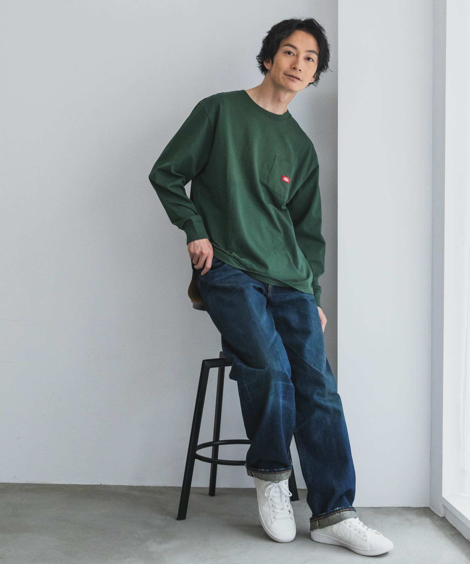 EDWIN 505Z ワイドストレートパンツ メンズ