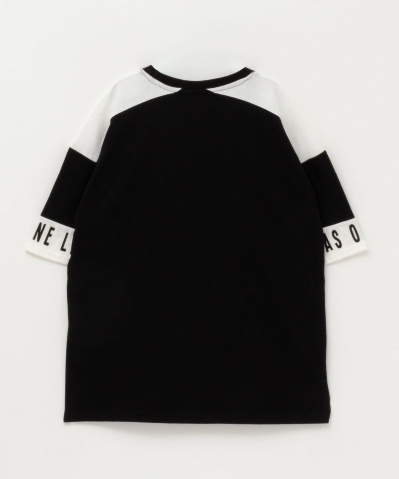 RICH MIX  デザイン切替Tシャツ キッズ メール便 対応商品商品画像-2