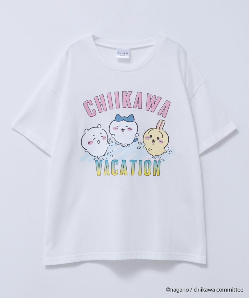 ちいかわ 半袖Tシャツ バケーション キッズ メール便 対応商品商品画像-3