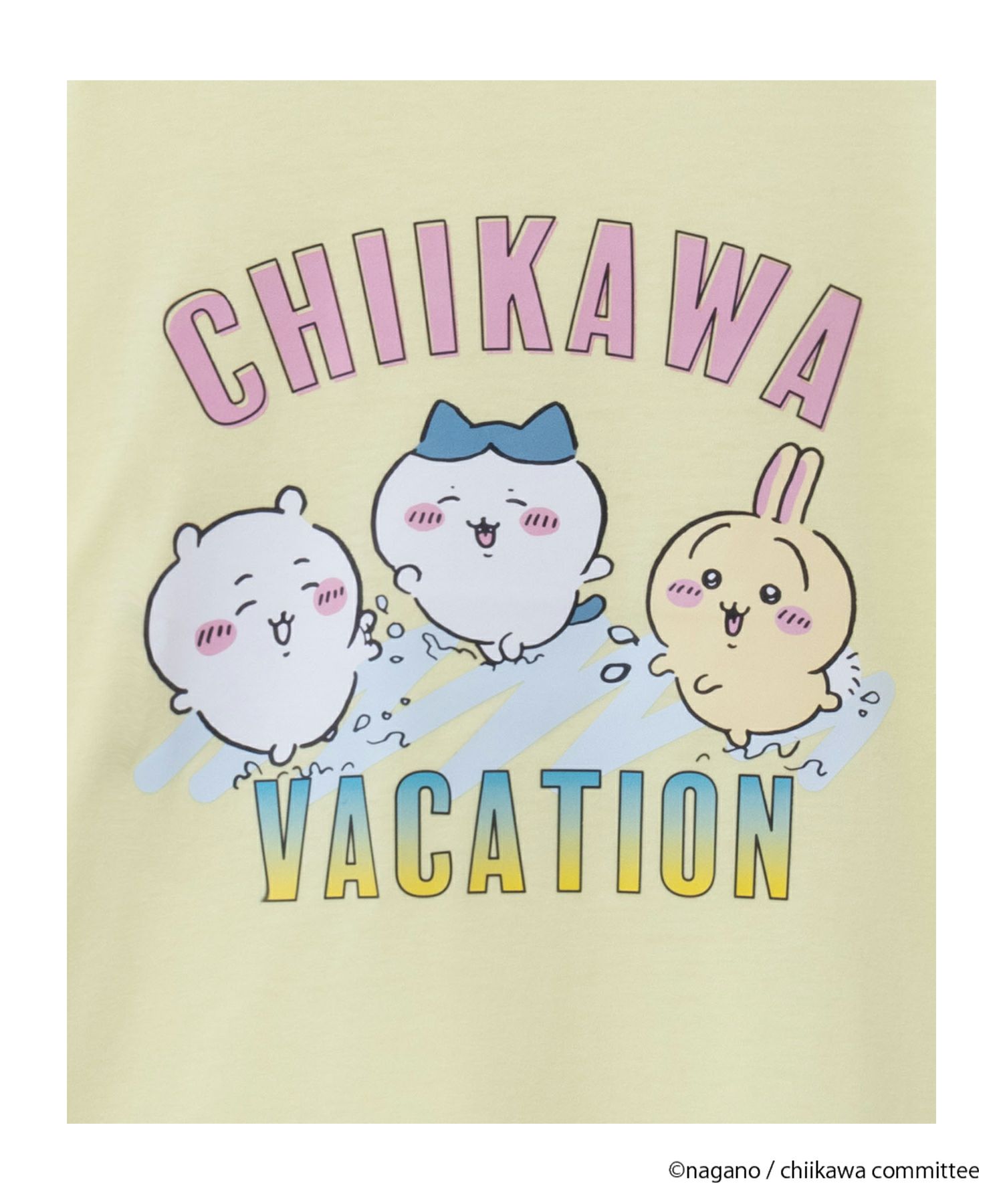 ちいかわ 半袖Tシャツ バケーション キッズ ネコポス 対応商品