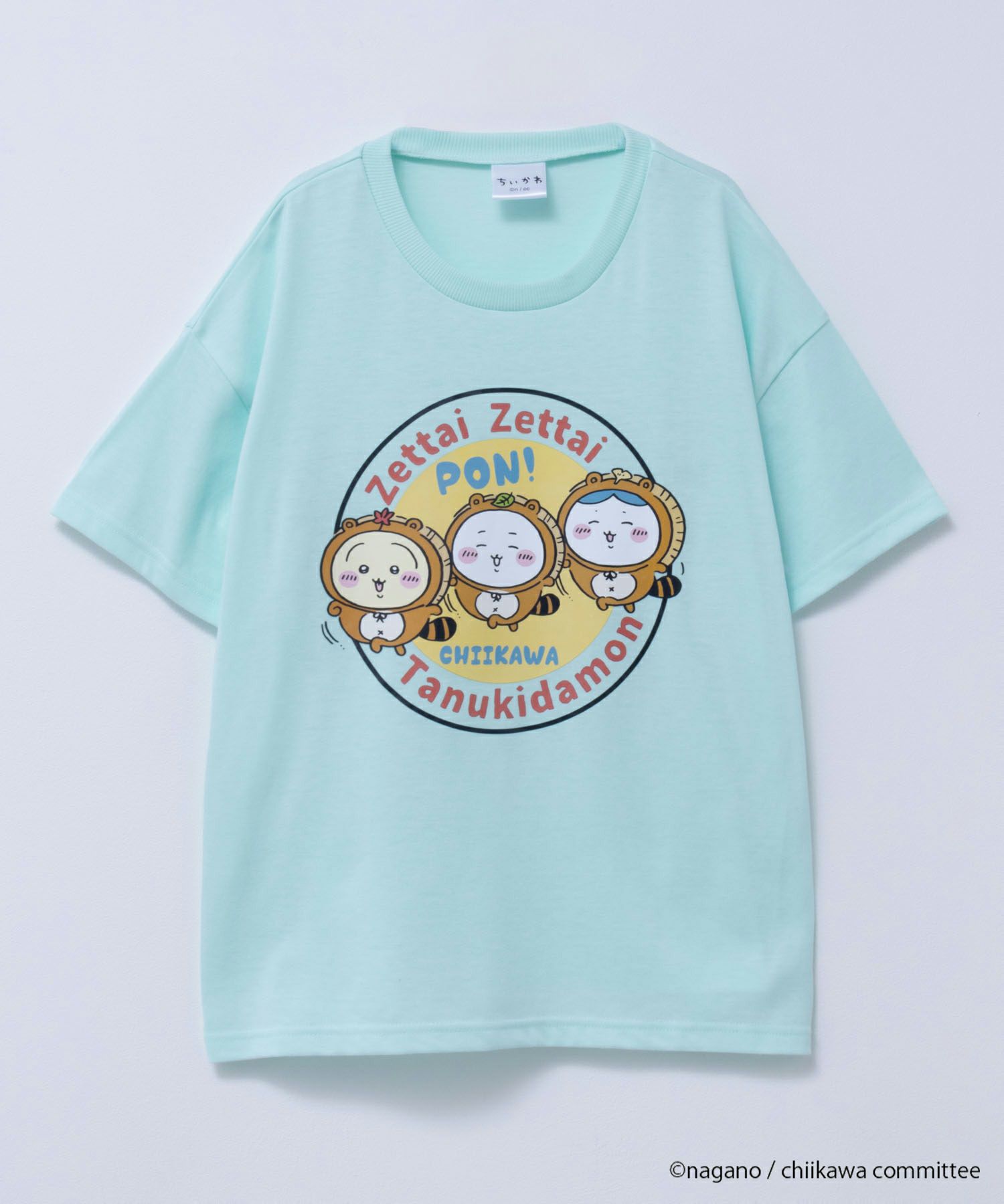 ちいかわ 半袖Tシャツ たぬき キッズ 