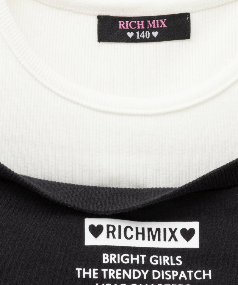 RICH MIX フェイクアンサンブルTシャツ キッズ商品画像-6