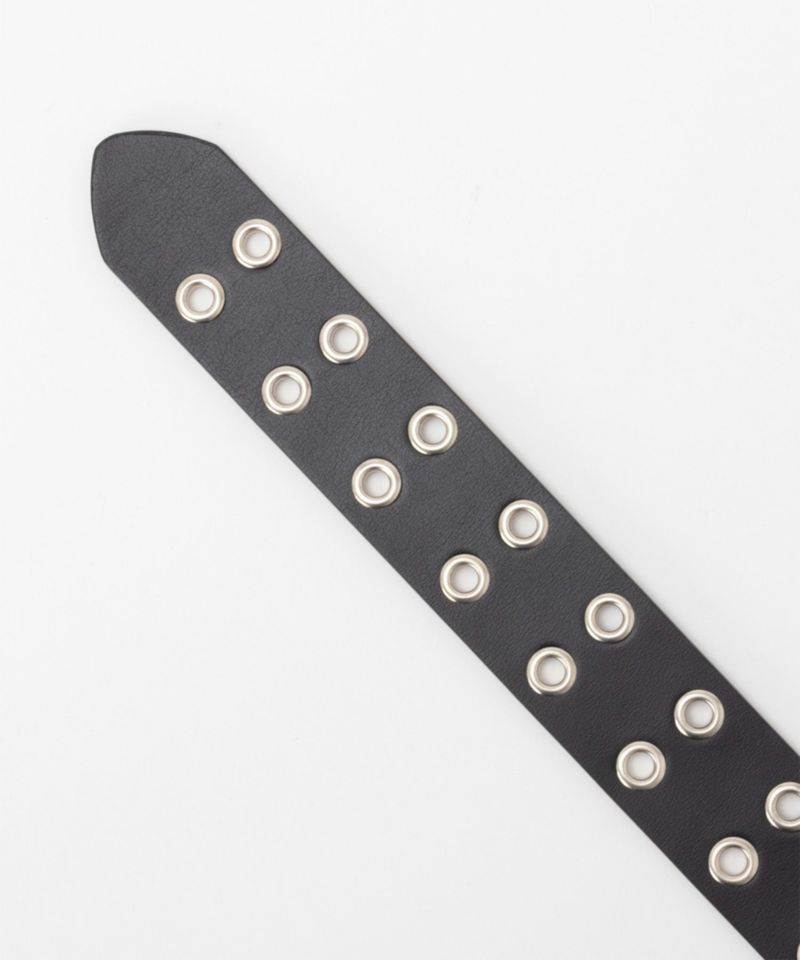 40mm 牛革グラデーション塗装Ｗハトメベルト メンズ商品画像-8