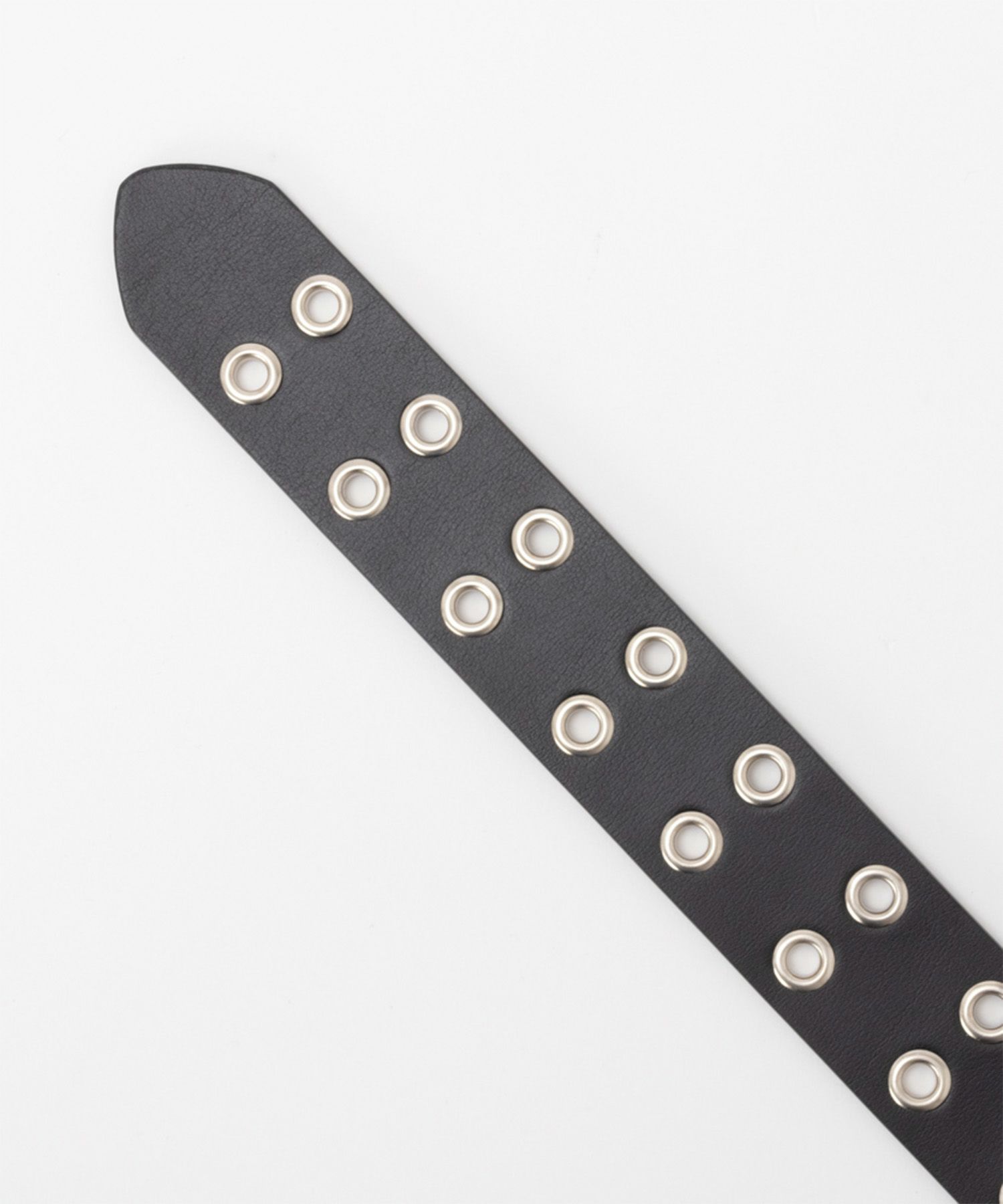 40mm 牛革グラデーション塗装Ｗハトメベルト メンズ