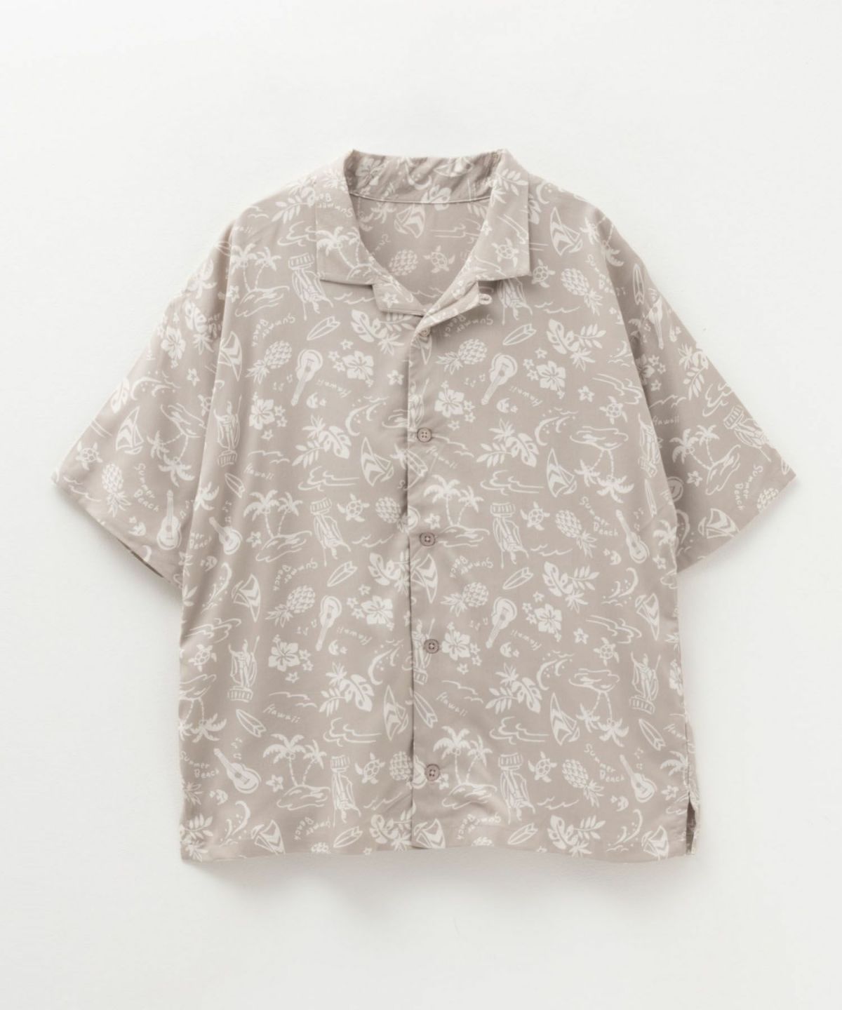 NAVY インドファブリック レーヨン開襟シャツ キッズ