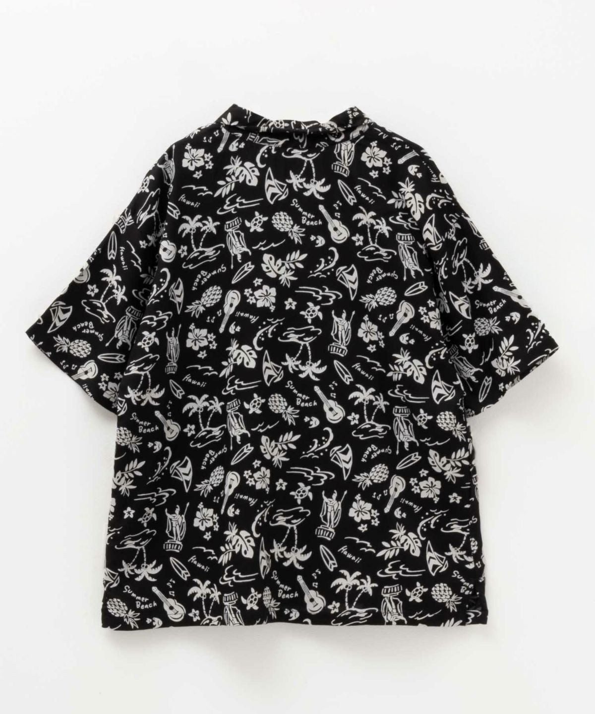 NAVY インドファブリック レーヨン開襟シャツ キッズ