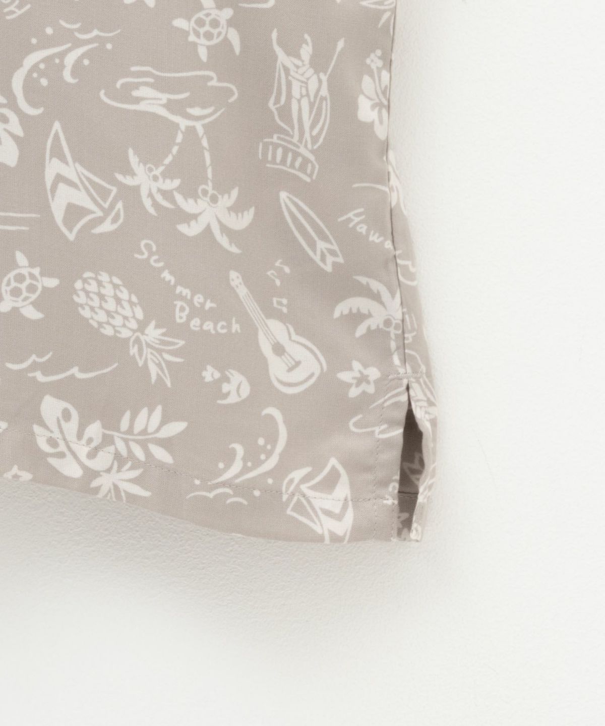 NAVY インドファブリック レーヨン開襟シャツ キッズ