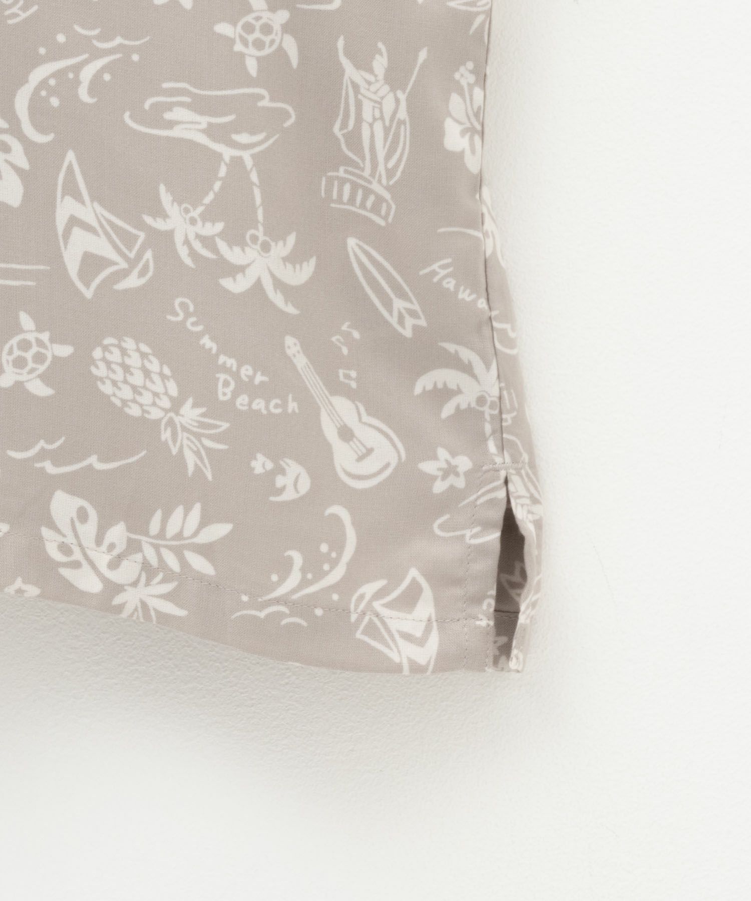 NAVY インドファブリック レーヨン開襟シャツ キッズ